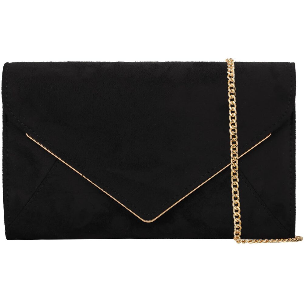 4962 Faux Suede Evening Bag Foldover Clutch Purse Cocktail Prom Party